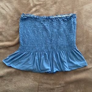 Baby Blue Tube Top